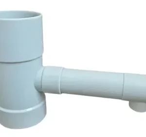 159 Zbieracz do wody deszczowej 80 mm- biały