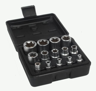235 Zestaw nasadek torx 1/2′, 3/8′, 1/4′ E4-E24 14szt.