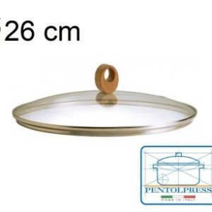 Pokrywka 26 cm do garnka, patelni, szklana