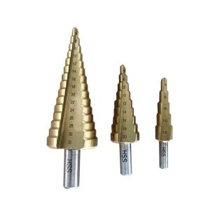 Wiertła stopniowe stożkowe do metalu 4 – 32 mm 3 szt.