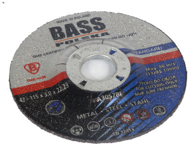 52 Tarcza do cięcia metalu 115mmx3.0x22.3mm