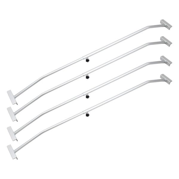 563 Aluminiowy wspornik stelażu do plandek płaskich w przyczepkach 100-170cm Bituxx