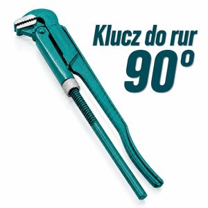 Klucz nastawny szwedzki do rur 1′ 90° lekki BITUXX szczęki
