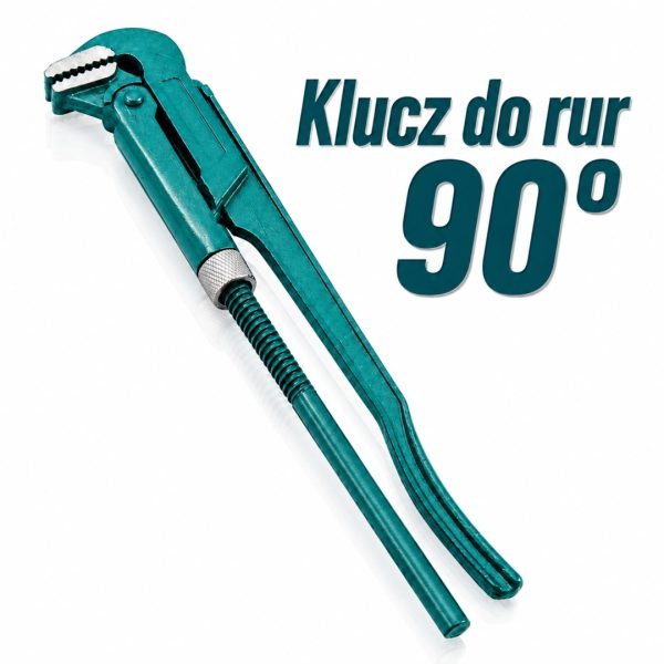 602 Klucz nastawny szwedzki do rur 1′ 90° lekki BITUXX szczęki