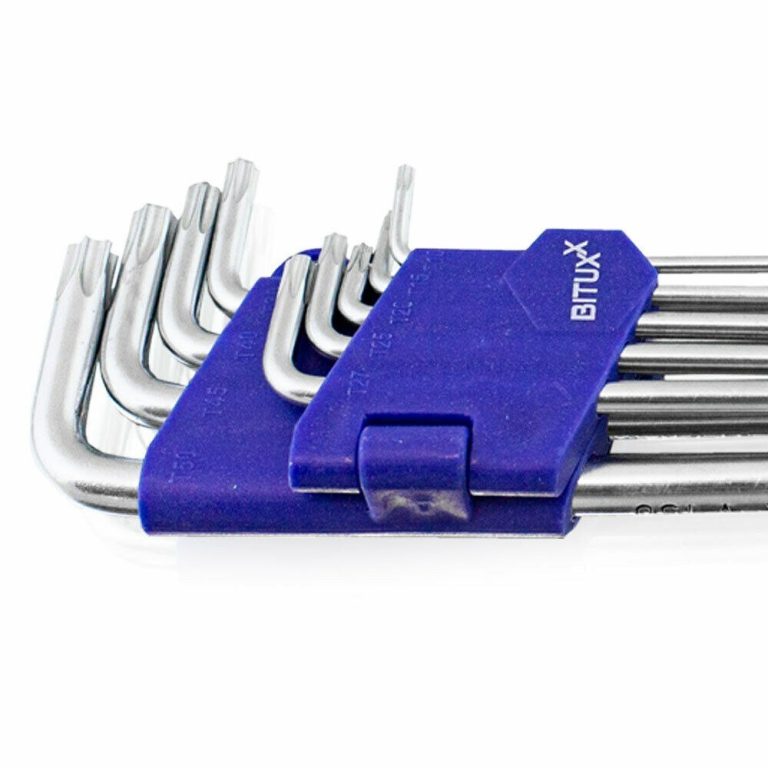 Zestaw Kluczy Bituxx Torx 9 elementów T10-T50 w organizerze